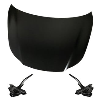 Replacement - 3-Piece (Hood Panel, Driver and Passenger Side Hood Hinge) (Standard Line)
