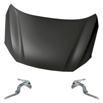 Replacement - 3-Piece (Hood Panel, Driver and Passenger Side Hood Hinge) (Standard Line)