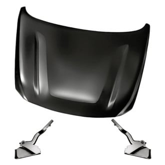 Replacement - 3-Piece (Hood Panel, Driver and Passenger Side Hood Hinge) (Standard Line)