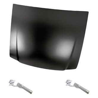 Replacement - 3-Piece (Hood Panel, Driver and Passenger Side Hood Hinge) (Standard Line)
