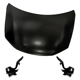 Replacement - 3-Piece (Hood Panel, Driver and Passenger Side Hood Hinge) (Standard Line)
