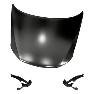 Replacement - 3-Piece (Hood Panel, Driver and Passenger Side Hood Hinge) (Standard Line)