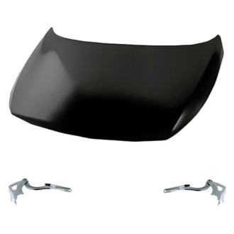 Replacement - 3-Piece (Hood Panel, Driver and Passenger Side Hood Hinge) (Standard Line)