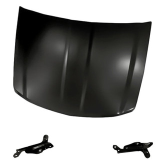 Replacement - 3-Piece (Hood Panel, Driver and Passenger Side Hood Hinge) (CAPA Certified)