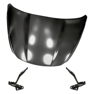 Replacement - 3-Piece (Hood Panel, Driver and Passenger Side Hood Hinge) (Standard Line)