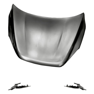 Replacement - 3-Piece (Hood Panel, Driver and Passenger Side Hood Hinge) (Standard Line)
