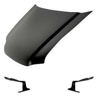 Replacement - 3-Piece (Hood Panel, Driver and Passenger Side Hood Hinge) (Standard Line)