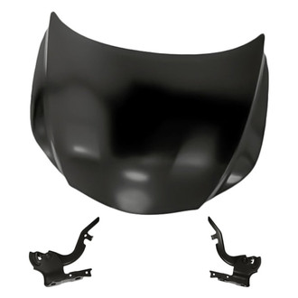 Replacement - 3-Piece (Hood Panel, Driver and Passenger Side Hood Hinge) (Standard Line)