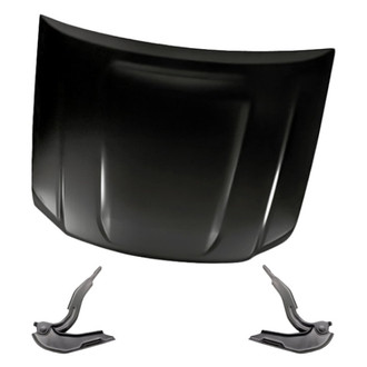 Replacement - 3-Piece (Hood Panel, Driver and Passenger Side Hood Hinge) (Standard Line)