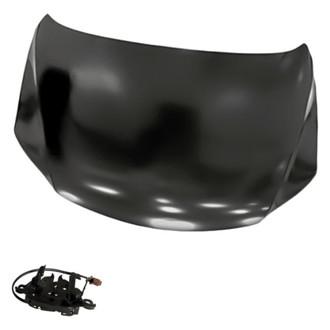 Replacement - 2-Piece (Hood Panel, Hood Latch) (Standard Line)