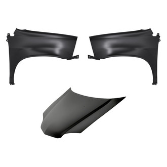 Replacement - 3-Piece (Hood Panel, Front Driver and Passenger Side Fender) (Standard Line)