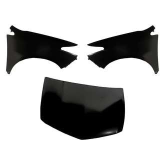 Replacement - 3-Piece (Hood Panel, Front Driver and Passenger Side Fender) (CAPA Certified)