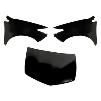 Replacement - 3-Piece (Hood Panel, Front Driver and Passenger Side Fender) (Standard Line)
