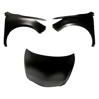 Replacement - 3-Piece (Hood Panel, Front Driver and Passenger Side Fender) (Standard Line)