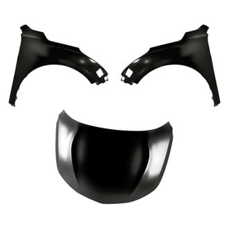 Replacement - 3-Piece (Hood Panel, Front Driver and Passenger Side Fender) (CAPA Certified)