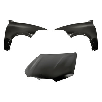 Replacement BNDL-202939 - 3-Piece (Hood Panel, Front Driver and Passenger Side Fender) (CAPA Certified)