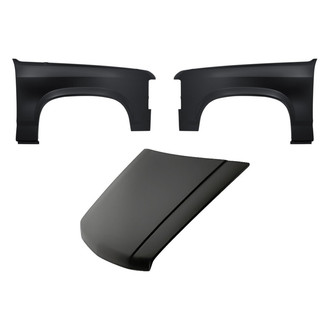 Replacement - 3-Piece (Hood Panel, Front Driver and Passenger Side Fender)