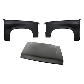 Replacement - 3-Piece (Hood Panel, Front Driver and Passenger Side Fender) (Standard Line)
