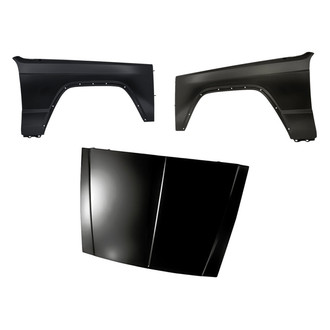 Replacement - 3-Piece (Hood Panel, Front Driver and Passenger Side Fender) (Standard Line)