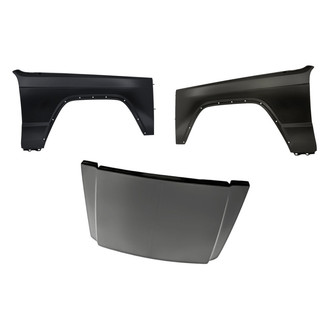 Replacement - 3-Piece (Hood Panel, Front Driver and Passenger Side Fender) (Standard Line)