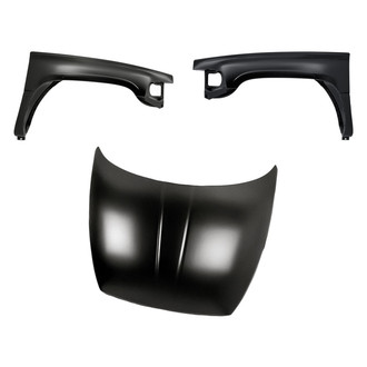 Replacement - 3-Piece (Hood Panel, Front Driver and Passenger Side Fender) (Standard Line)