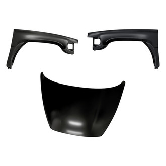 Replacement - 3-Piece (Hood Panel, Front Driver and Passenger Side Fender) (Standard Line)
