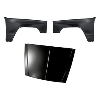 Replacement - 3-Piece (Hood Panel, Front Driver and Passenger Side Fender)