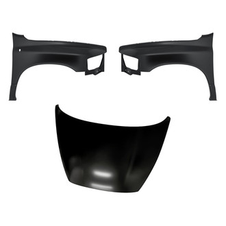 Replacement - 3-Piece (Hood Panel, Front Driver and Passenger Side Fender) (Standard Line)