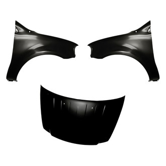 Replacement - 3-Piece (Hood Panel, Front Driver and Passenger Side Fender) (Standard Line)
