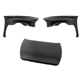 Replacement - 3-Piece (Hood Panel, Front Driver and Passenger Side Fender) (Standard Line)