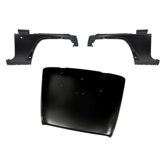 Replacement - 3-Piece (Hood Panel, Front Driver and Passenger Side Fender) (Standard Line)