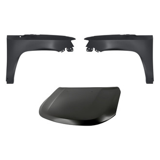 Replacement - 3-Piece (Hood Panel, Front Driver and Passenger Side Fender)