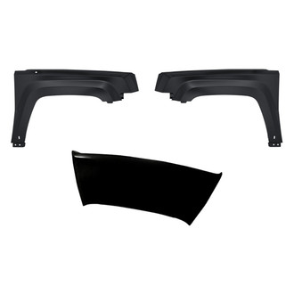 Replacement - 3-Piece (Hood Panel, Front Driver and Passenger Side Fender) (CAPA Certified)