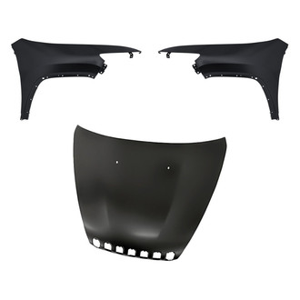 Replacement BNDL-203143 - 3-Piece (Hood Panel, Front Driver and Passenger Side Fender) (Standard Line)