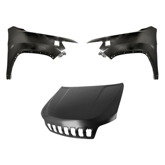 Replacement BNDL-203178 - 3-Piece (Hood Panel, Front Driver and Passenger Side Fender) (Standard Line)