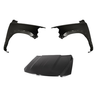 Replacement - 3-Piece (Hood Panel, Front Driver and Passenger Side Fender) (Standard Line)
