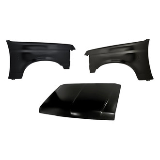 Replacement BNDL-203230 - 3-Piece (Hood Panel, Front Driver and Passenger Side Fender) (Standard Line)