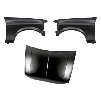 Replacement - 3-Piece (Hood Panel, Front Driver and Passenger Side Fender) (Standard Line)