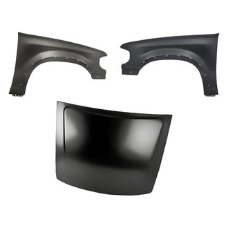 Replacement - 3-Piece (Hood Panel, Front Driver and Passenger Side Fender) (Standard Line)