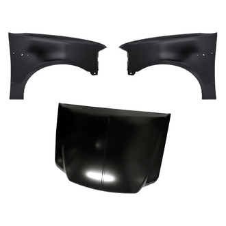 Replacement - 3-Piece (Hood Panel, Front Driver and Passenger Side Fender) (CAPA Certified)