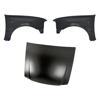 Replacement - 3-Piece (Hood Panel, Front Driver and Passenger Side Fender) (CAPA Certified)