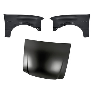 Replacement - 3-Piece (Hood Panel, Front Driver and Passenger Side Fender) (Standard Line)