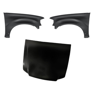 Replacement - 3-Piece (Hood Panel, Front Driver and Passenger Side Fender) (Standard Line)