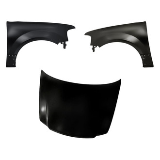 Replacement - 3-Piece (Hood Panel, Front Driver and Passenger Side Fender)