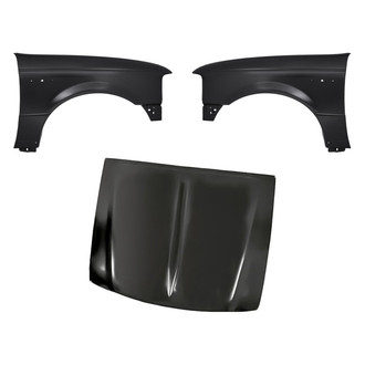 Replacement - 3-Piece (Hood Panel, Front Driver and Passenger Side Fender) (Standard Line)