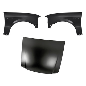 Replacement - 3-Piece (Hood Panel, Front Driver and Passenger Side Fender) (Standard Line)