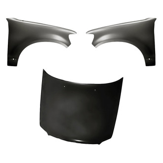 Replacement - 3-Piece (Hood Panel, Front Driver and Passenger Side Fender) (Standard Line)