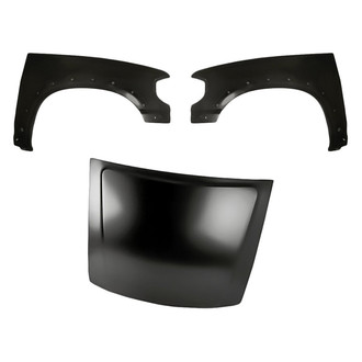 Replacement - 3-Piece (Hood Panel, Front Driver and Passenger Side Fender) (CAPA Certified)