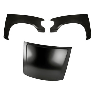 Replacement - 3-Piece (Hood Panel, Front Driver and Passenger Side Fender) (Standard Line)