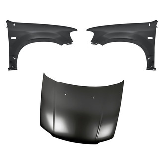 Replacement - 3-Piece (Hood Panel, Front Driver and Passenger Side Fender) (Standard Line)